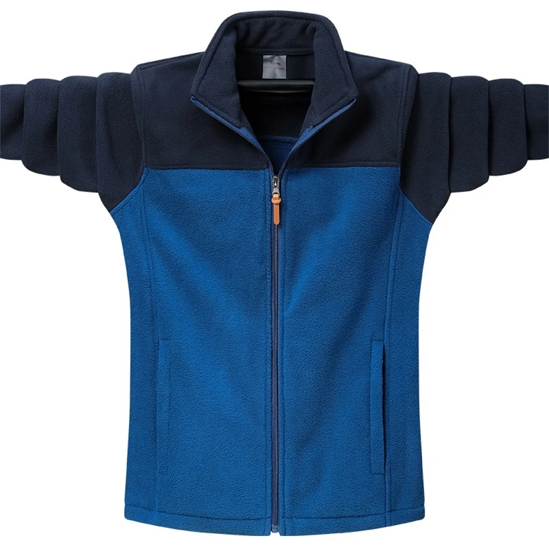 Plus Size 9XL Tactical Zip Up Hoodie Sweatsuit Men Velvet Zipper Warm 7XL 8XL Casual Slim Fit Jacket Sportswear Soft Fleece Coats Zip Up Hoodie Sweatshirt Jacket Fleece Hoodies Fleece Jacket