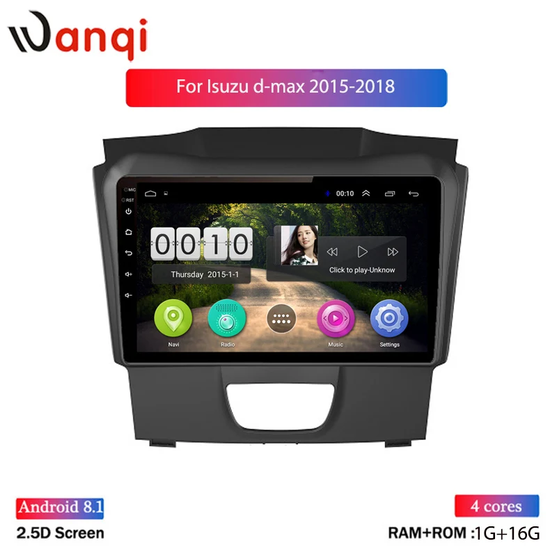 Автомагнитола для Isuzu D MAX DMAX 2015 2018 S10 Android 8 1 HD 9 дюймов сенсорный экран GPS навигация