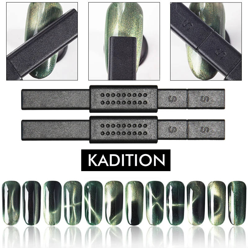 KADITION Новый кошачий карандаш для глаз 3D эффект Магнитный отмачиваемый УФ