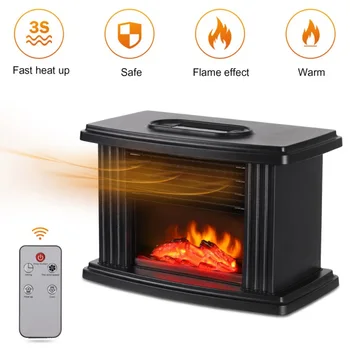 

Portable Electric Heater Personal Space Warmer PTC Heating With 12H Timer 3 Gear Adjustable Overheat &Tip-Over Protection