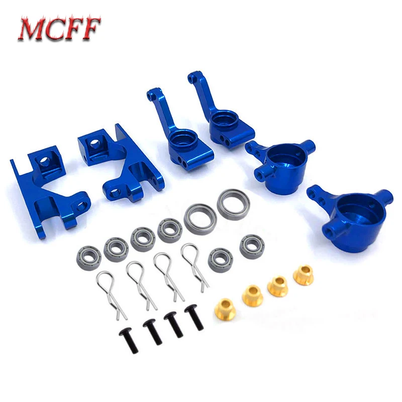 

Aluminum Steering Knuckle Blocks Caster C-Hubs Stub Axle Carriers For RC 1/10 Traxxas Slash 4X4 Replacement of 6837X 6832X 1952X