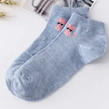 Модные женские теплые хлопковые носки для скейтборда; удобные носки