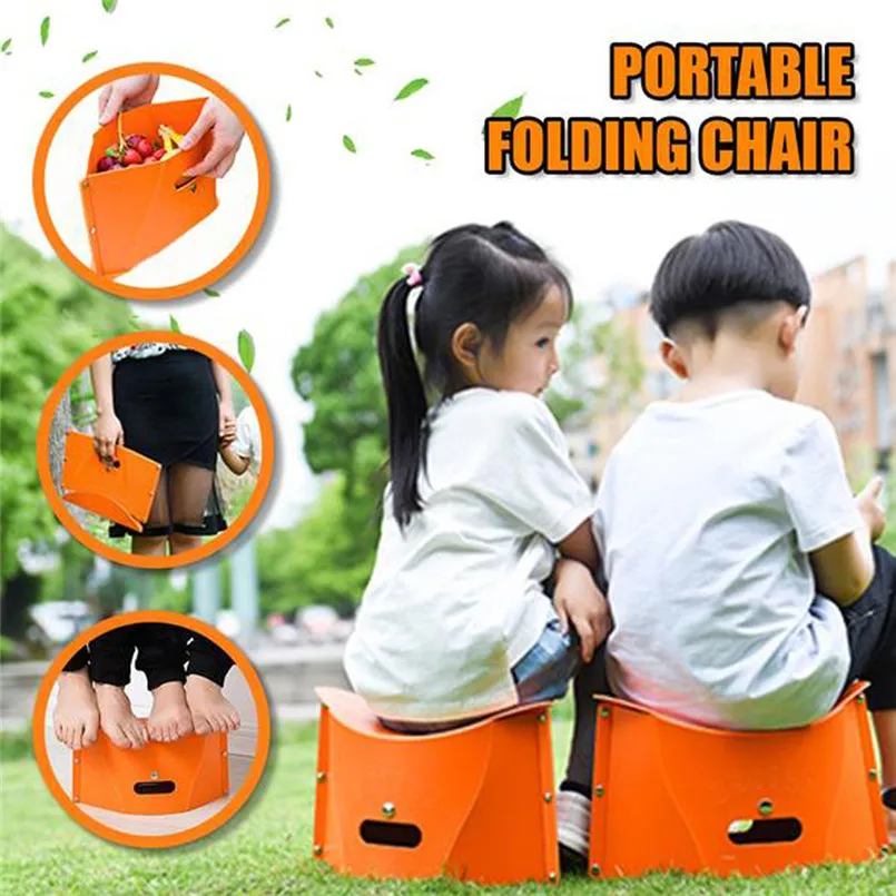 Multifunctional Folding Storage Chair Portable Plastic Folding Chair Outdoor Camping Chair Picnic Travel fishing stool 30JULY26