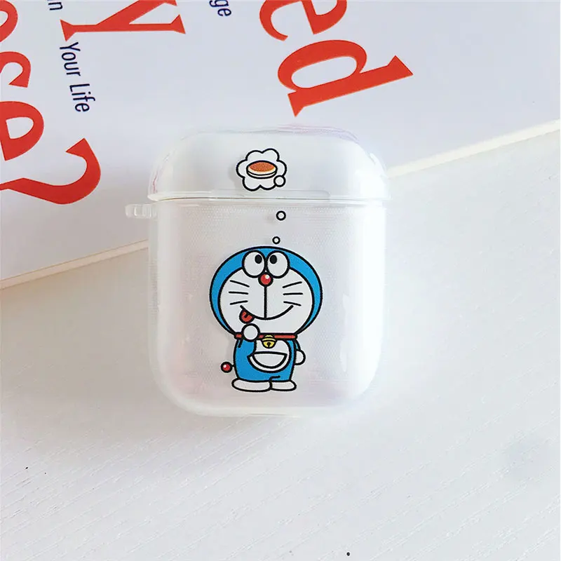 RC001 Для Apple Airpods 1 2 Наушники с рисунком Минни Микки мягкий силиконовый чехол для Air Pods беспроводные наушники противоударный прозрачный чехол - Цвет: RC001