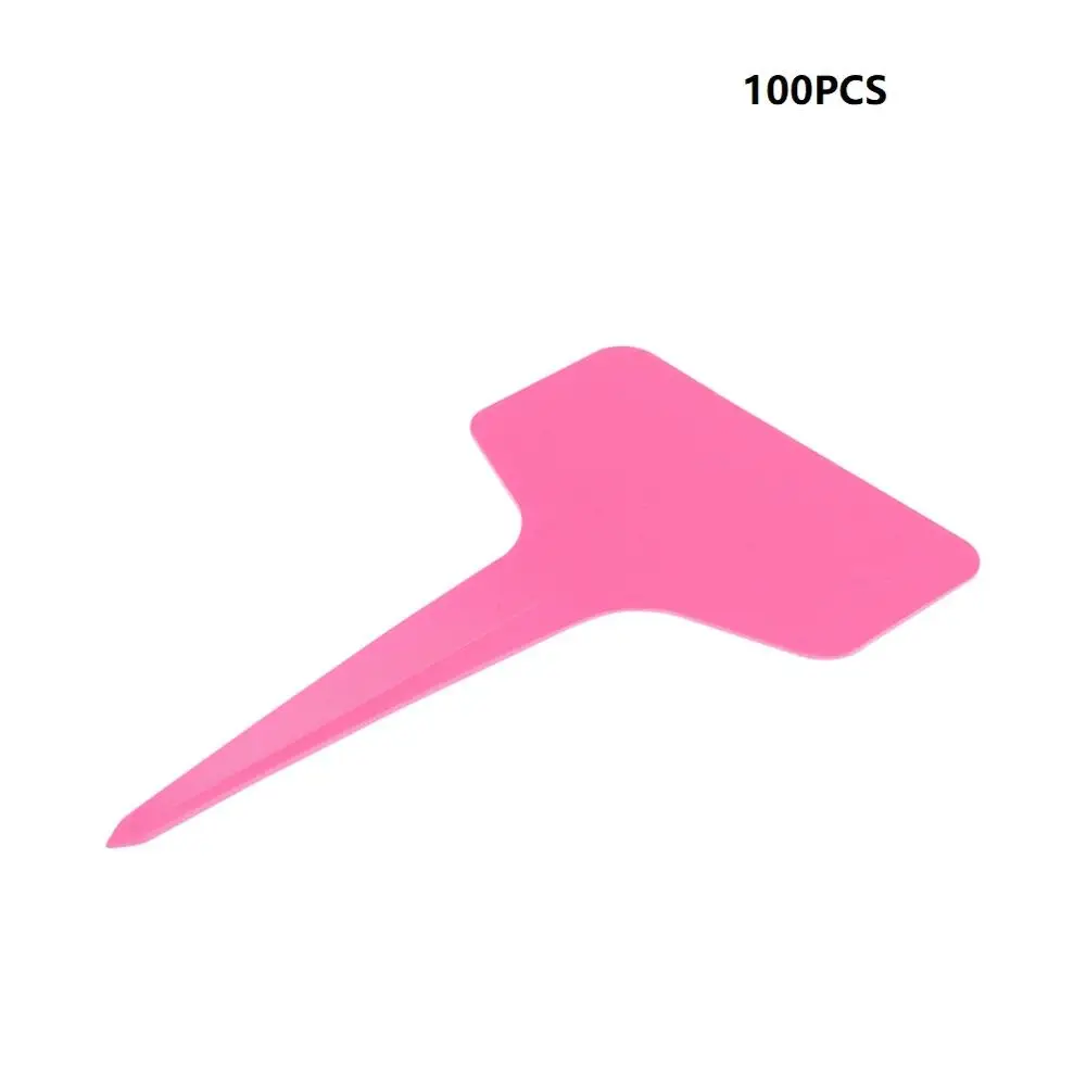 2 B-100pcs бирки для растений дерево фрукты рассада сад цветок детская этикетки для горшков пластиковая Марка многоразовые ПВХ растения подвесной знак садовый инструмент - Цвет: 2