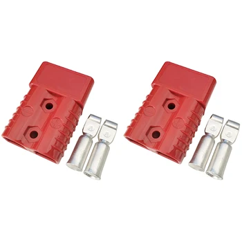 

2Pcs Winch Connector Plug with 4 Accessories Quick Connect Plug 175A 600V Battery Quick Connector Plug