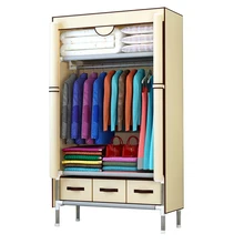 Спальня многоцелевой простой комбинированный гардероб складной портативный шкаф для хранения одежды пылезащитный Тканевый шкаф домашняя мебель