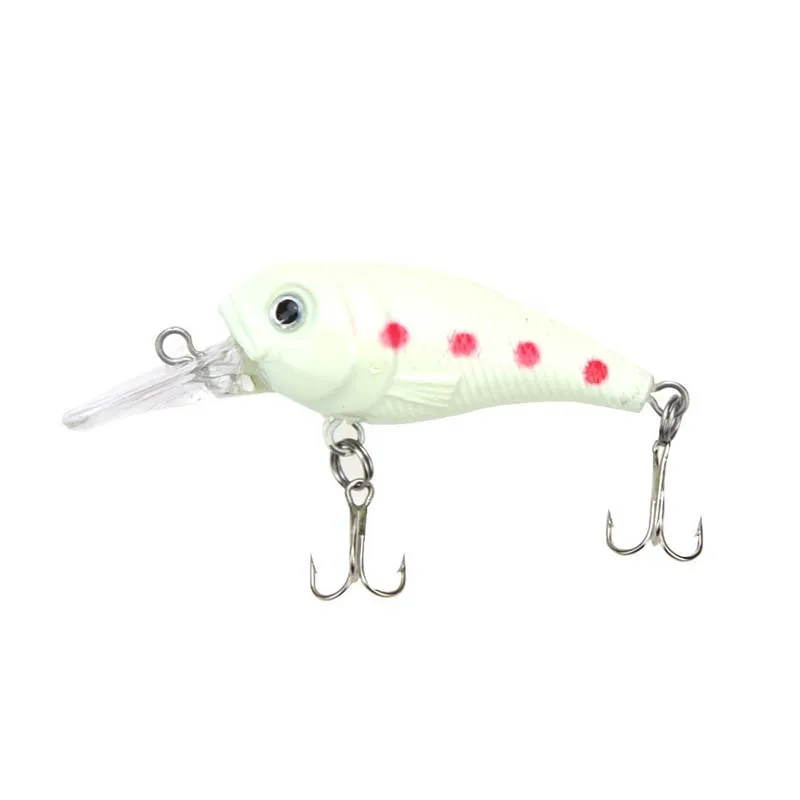 

Live Hard Lure Chubby Fat Crank Bait Tackle with Triple Hooks