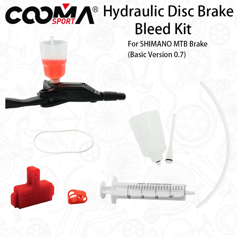 Hydraulic Brake Bleed Kit for Mineral Oil Systems - Basic and Advanced Options Available