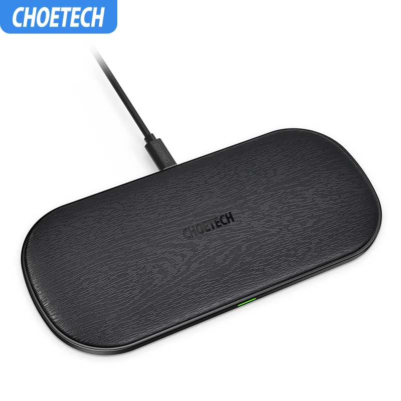Pаспродажа Choetech быстрая Беспроводная зарядная панель для iPhone Xs Max X 8 Беспроводная зарядная панель для samsung Galaxy S9 S8 Xiaomi mi x 2s huawei