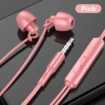 

Sleep Earphone Noise Headphones For Children Kids Student Sleeping Soft Wired Earphones 3.5mm With Microphone For Sony Phone