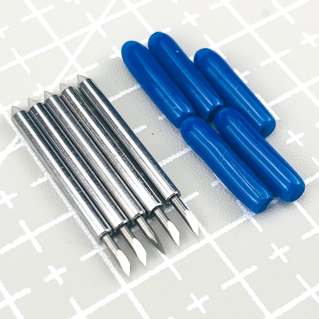 60 Gradi 5 Pezzi Plotter Lama Vinile Taglierina Offset 0.25Mm Per Cricut Roland Deepcut Skycut Fresa