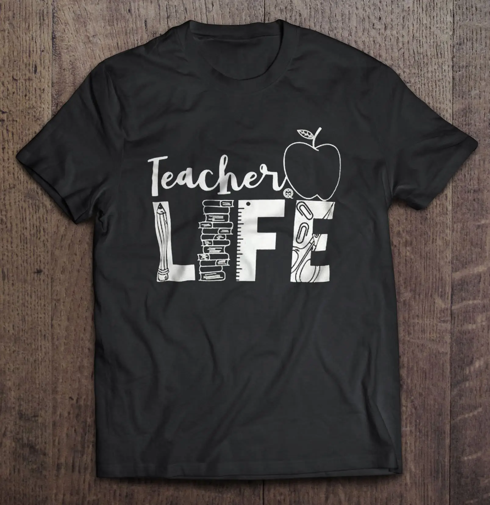 Футболки с надписью Teacher Lifeblack | Мужская одежда