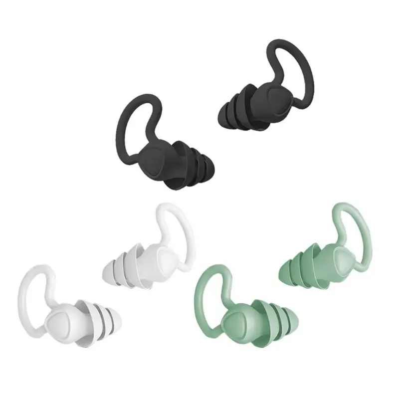 

1Pair Noise Cancelling Earplugs Waterproof Diving Sleeping Anti-Noise Ear Plug