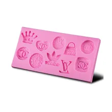 Famous Brand Logo Silicone Molds