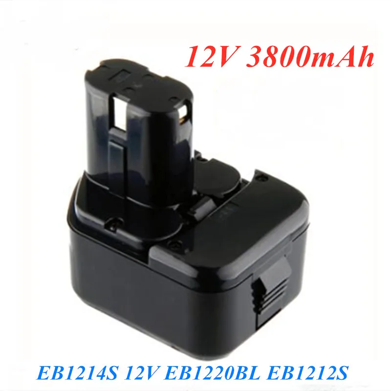 Высокое качество 3800 мАч 12V 3.8Ah Батарея для экскаватора Hitachi EB1214S 12V EB1220BL EB1212S WR12DMR CD4D DH15DV C5D