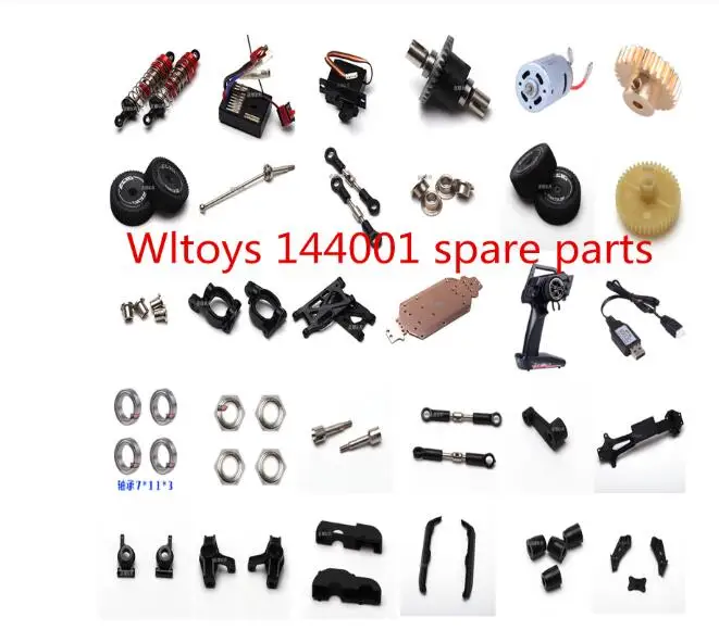 Details about  / RC Servo Mount Steering Gear Components For WLtoys 144001 1//14 RC Car Model
