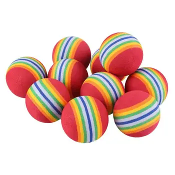 

5pcs Golf EVA Soft Rainbow Balls Golf Swing Training Balls Sponge Foam Golfer Tennis Sponge Golf Ball for Beginners Kids
