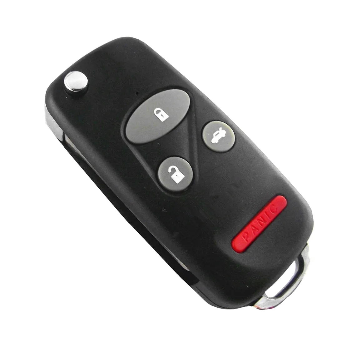 

WFMJ Keyless Flip Folding Remote Uncut 4 Buttons Key Fob Case Shell Fob for Honda Old S2000 Insight Civic CR-V Odyssey