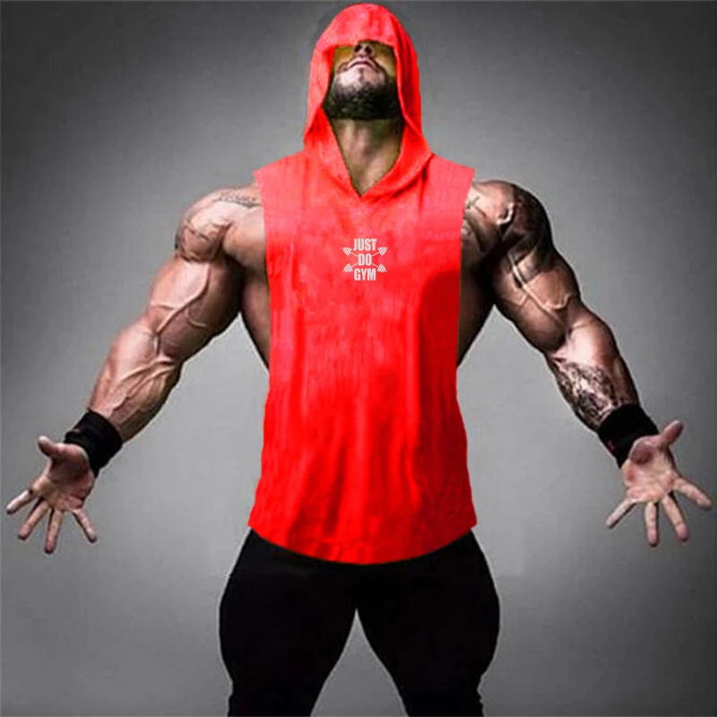 

Tank Tops Men Fitness New Brand Fashion Cotton Sleeveless Shirts Sport Singlet Clothing Bodybuilding Workout Gym Vest Fitness