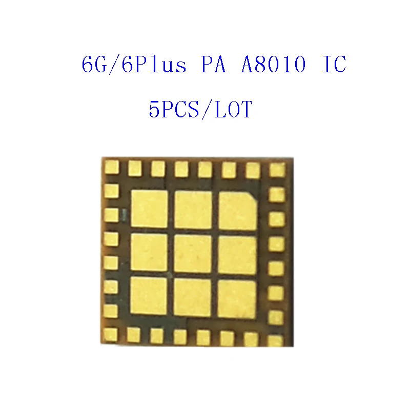 5 шт./лот A8010 для iphone 6 6-plus U_HBPAD небольшой усилитель мощности IC PA чип и