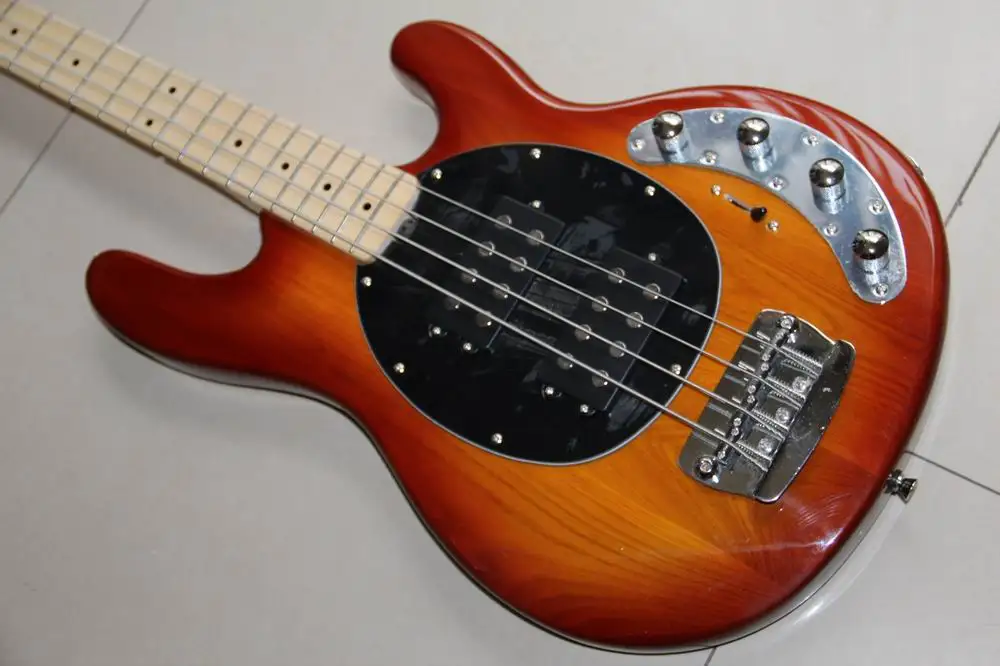 Новое поступление 5 струн электрический бас Ernie Ball музыка человек StingRay5 модель в Sunburst 130301