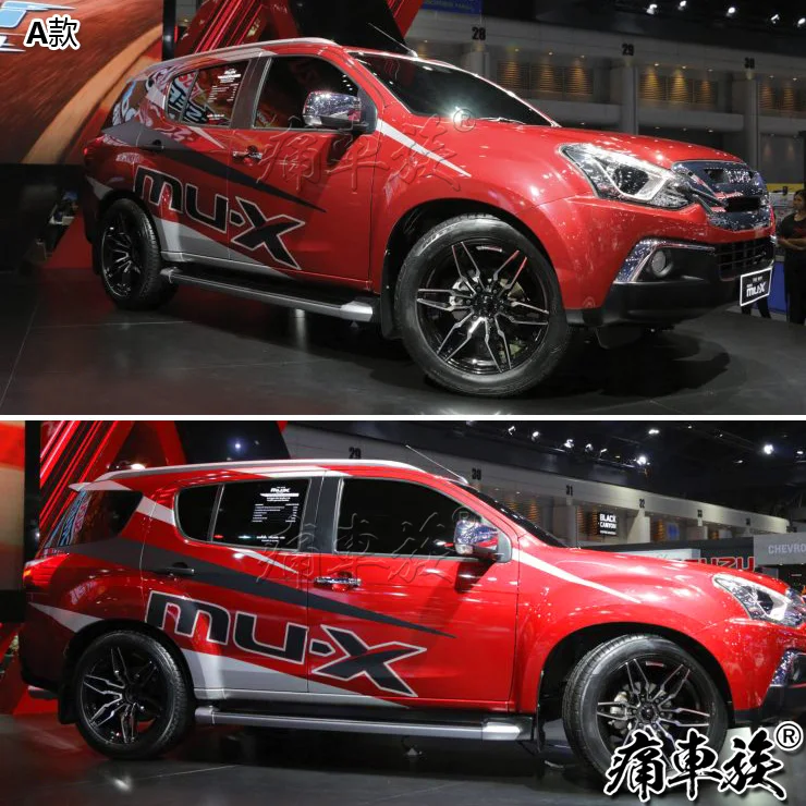 Автомобильные наклейки для Isuzu mu-X, наружные декоративные наклейки, модифицированные наклейки для внедорожников