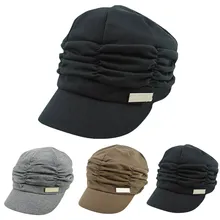 Женская шапка модная повседневная хлопковая берет осень зима Удобная дышащая складная шляпа сомбреро козырек Casquette Viseras de Mujer