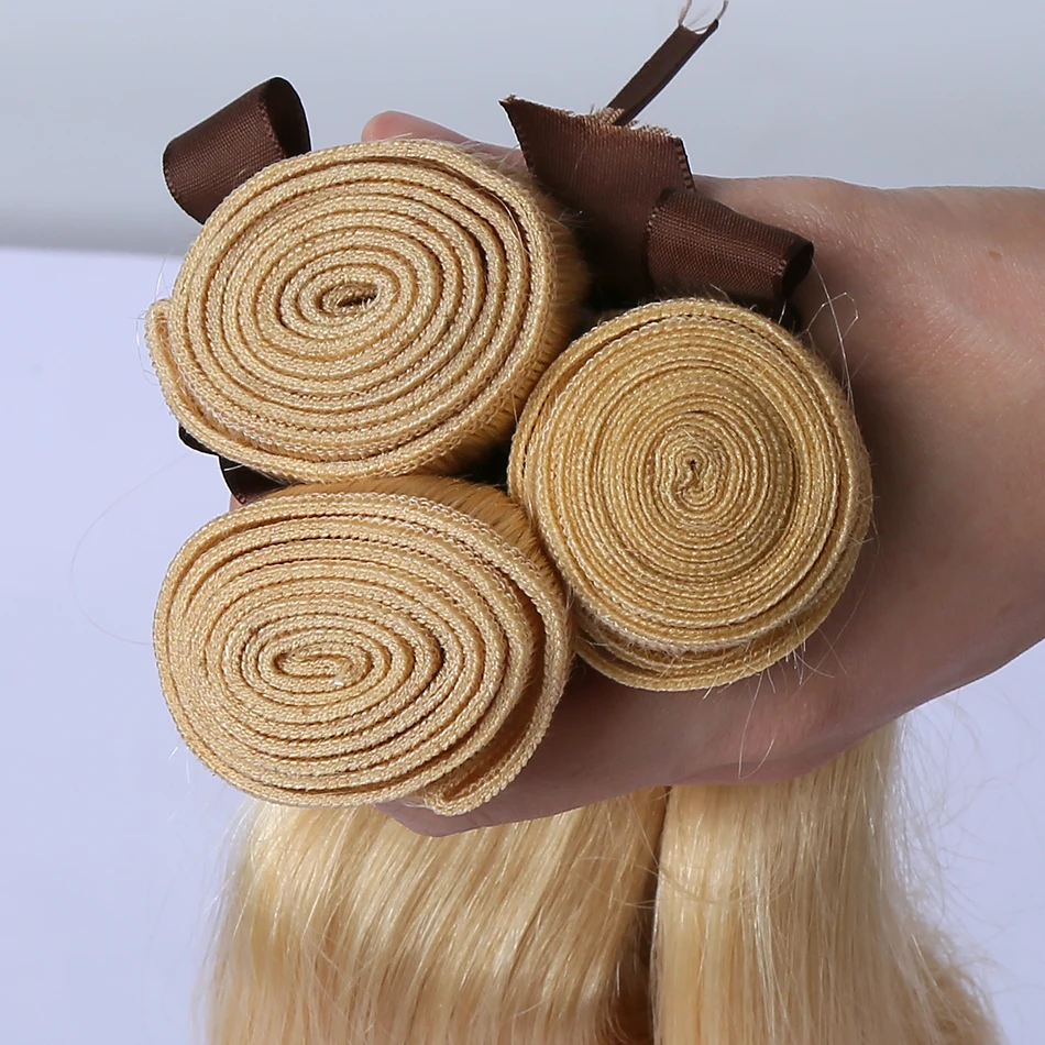 613 Color Body Wave 1 3 4 Bundles Brazilian Human Hair Weave Remy Weft 28 30 40 Inch Blonde Hair Extensions Middle Ration 613 Color Body Wave 1 3 4 Bundles Brazilian Human Hair Weave Remy Weft 28 30 40 Inch Blonde Hair Extensions Middle Ration