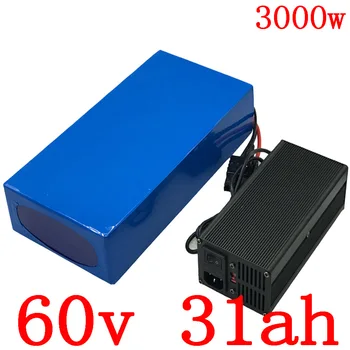 شراء60v 30ah ليثيوم بطارية 60V 30AH دراجة كهربائية بطارية 60V 2000W 2500W 3000W سكوتر البطارية مع 67.2V 5A شاحن شحن واجب