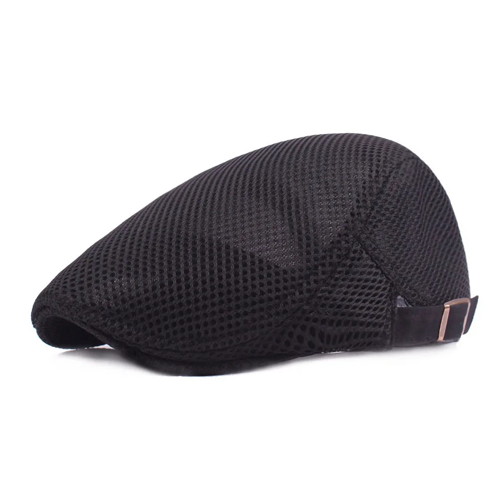 2020 new beret men's summer youth mesh breathable forward cap middle-aged and elderly casual sun hats fashion caps |