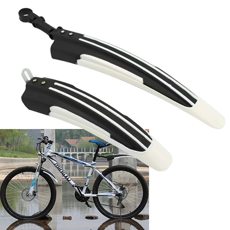 

Mountain Bike Bicycle Cycling Front Rear Mudguard Black and White