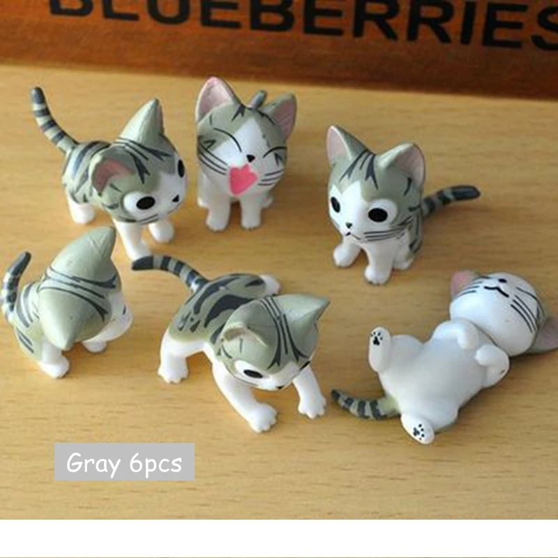 6 шт./компл. LPS cat mini Chi's Sweet toys. Мини котенок Украшения детский подарок|Аксессуары