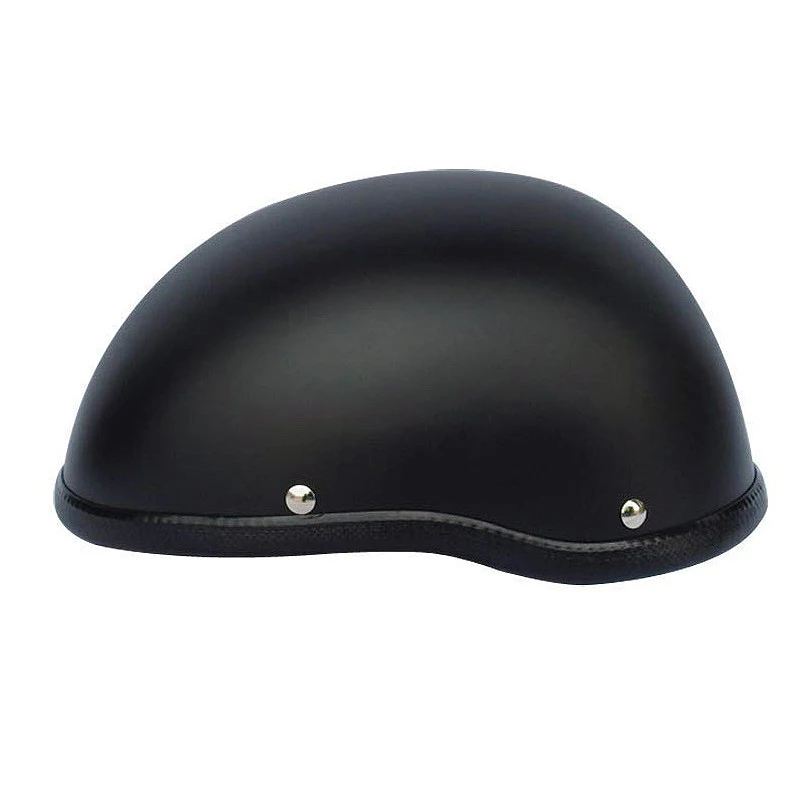 Skull Cap Motorcycle Helmet Vintage Half Face Helmet Retro German Style chopper Cruiser