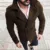 Мужские Модные Куртки Мужские Slim Fits Пальто Деловые Мужские Длинные Зимние Ветрозащитные пиджаки