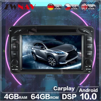 

Android 10 DSP Car DVD Player GPS Navigation For Mercedes Benz ML W203 Multimedia Player Car Head Unit Auto Radio Tape Recorder