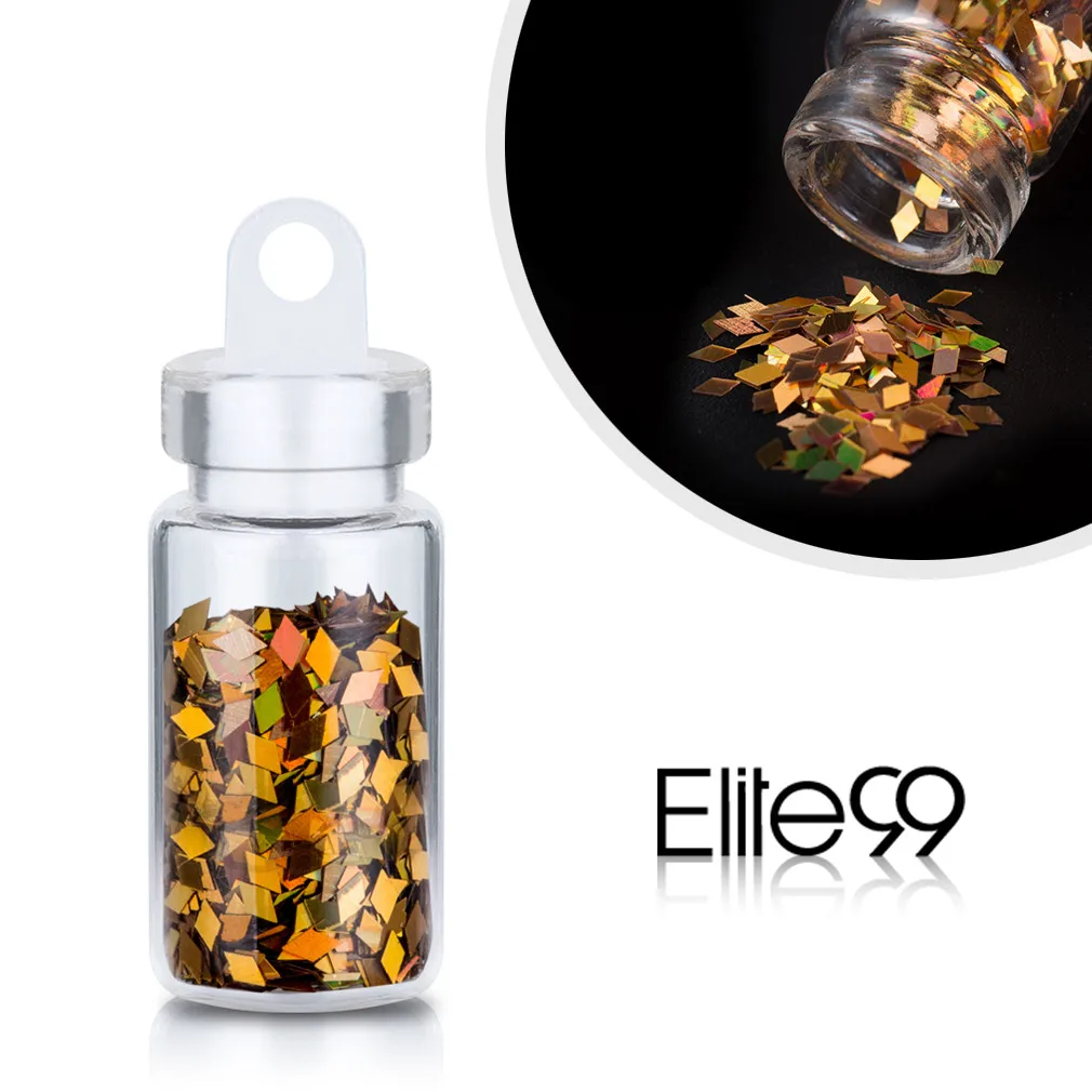 003-LB201 Elite99 Colorful Acrylic Nail Sequins Shining Paillette Decor Mini Bottle Nail Art Glitter Decoration Manicure For DIY Nail Art - Цвет: 003-LB201