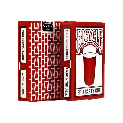 Bicycle Red Plastic Cup Playing Cards Collectible Poker Magic Card Games Tricks Props for Magician | Спорт и развлечения