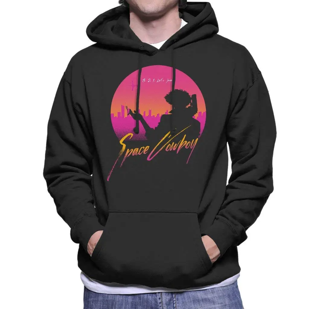 3 2 1 Lets Jam Cowboy Bebop Men's Hooded Sweatshirtunisex men women hoodie sweatshirt | Мужская одежда