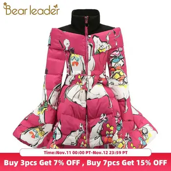 

Bear Leader Russian Winter Jackets New Down Girls Jacket for Thick Warm Down Parka Kids Teens Jacket Girls Clothes Snowsuit Coat