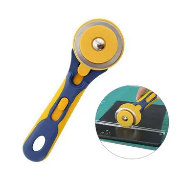 

Stainless Steel for Patchwork Sewing Fabric Leather Flat Rubber Bands Round Hob Cutting Craft Round Knife Tailor Cutter