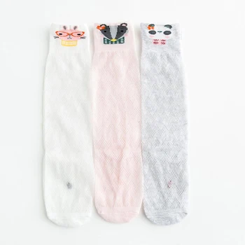 

3Pair Cute Giraffe Baby Sock Non Slip With Grips Cotton Long Socks For Infant Girls Boys Newborn Knee High Socks 2020
