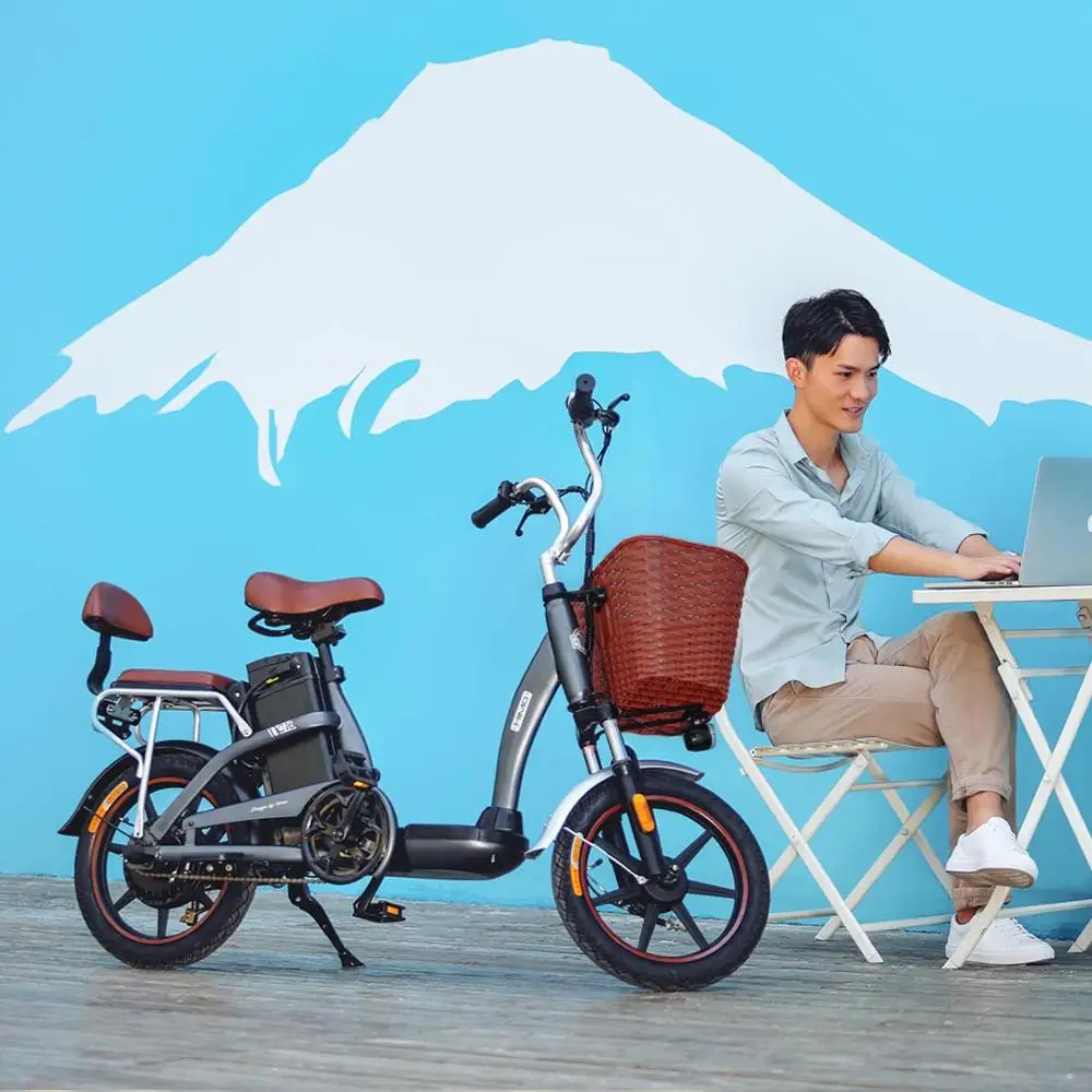 Xiaomi HIMO C16 Электрический велосипед 16 дюймов городской электрический велосипед 48 В литиевая батарея 250 Вт Мотор родитель-ребенок электрический электровелосипед