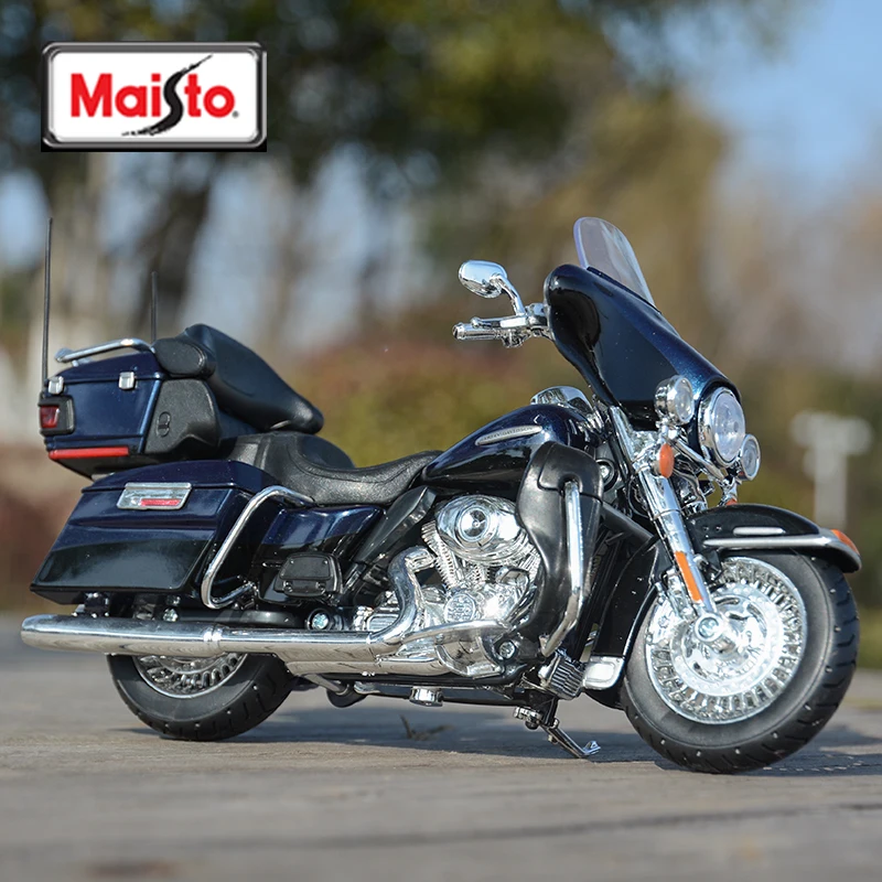 Maisto 1:12 Harley-Davidson 2013 Electra Glide Ultra Limited Die Cast Vehicles Collectible Hobbies Motorcycle Model Toys 3