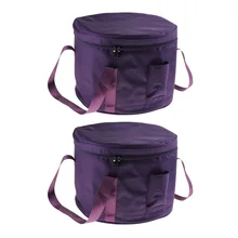 14 дюймов фиолетовый цвет чехол для переноски сумка для положить кристалл поющая чаша(упаковка из 2