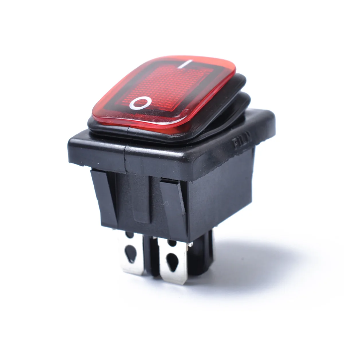 Car 12V Waterproof Rocker Switch Legs Two Tranches Multi-color Waterproof Rocker Switch Combination of Equipment Wholesale