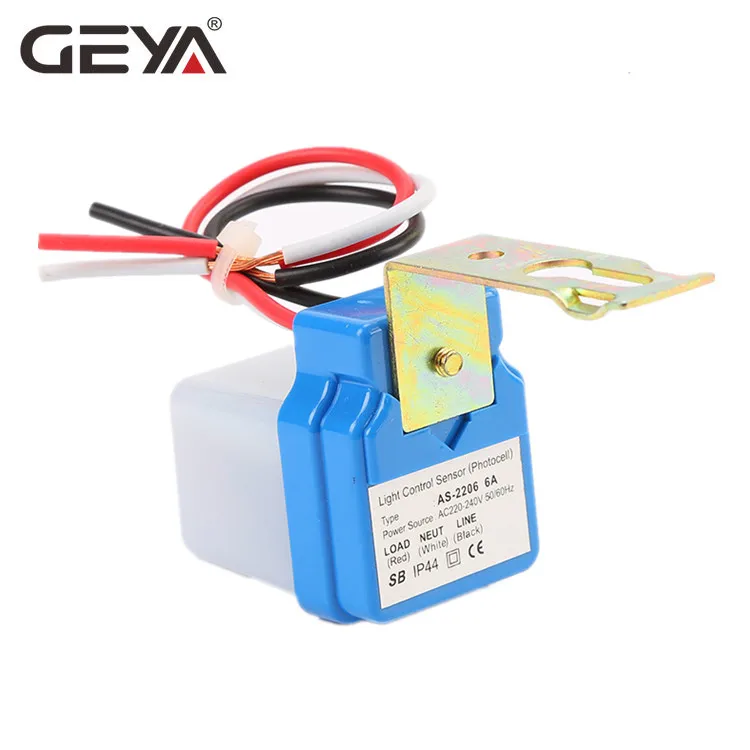 

Free Shipping GEYA Automatic Auto On Off Photocell Street Light AC 110V 220V 50-60Hz Sensor Switch 3A 6A 10A