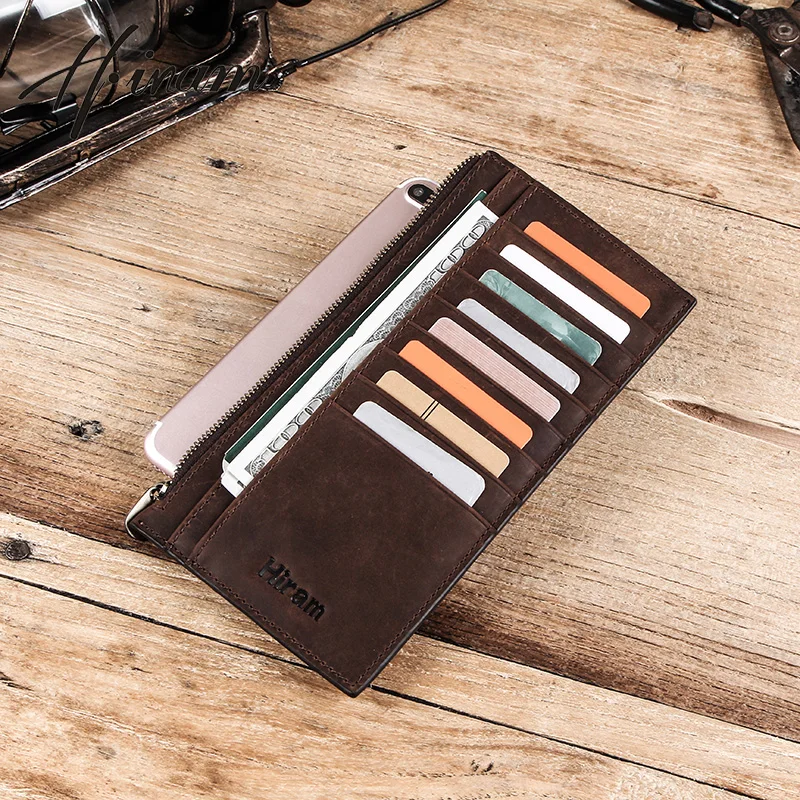 Pocket Genuine Leather Card Holder Horse Leather Card Holder Men