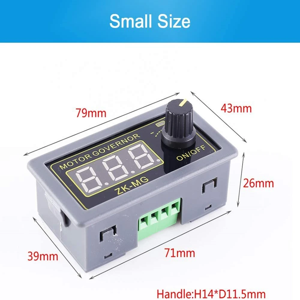 DC Motor Controller PWM Adjustable Speed Digital Display Encoder Duty Ratio Frequency MAX 15A 5-30V 12v 24v 5A ZK-MG dc motor speed controller,electric motor speed controller,motor speed controller