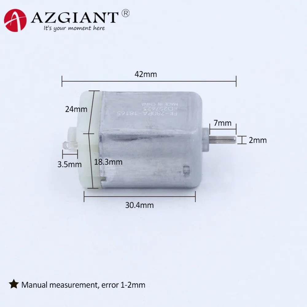FK 280PA 18165 FF 3837V Мотор DC карбоновая щетка мотор Автомобильный Центральный дверной